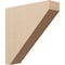 Ekena Millwork 6"W x 24"D x 24"H Thin Concord Rough Cedar Woodgrain TimberThane Corbel, Primed Tan CORUR06X24X24CONRCPR - alternate 1